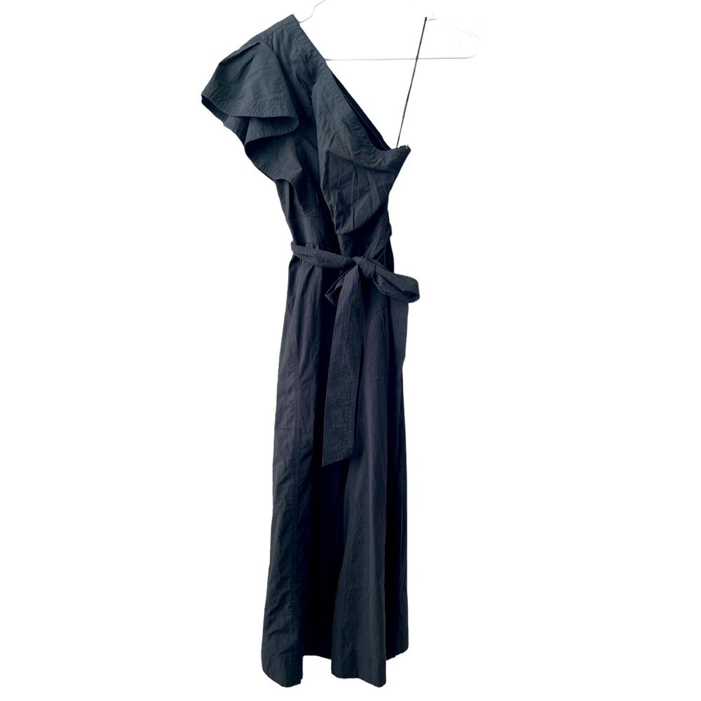 NWT MADEWELL BLACK ONE SHOULDER DRESS
